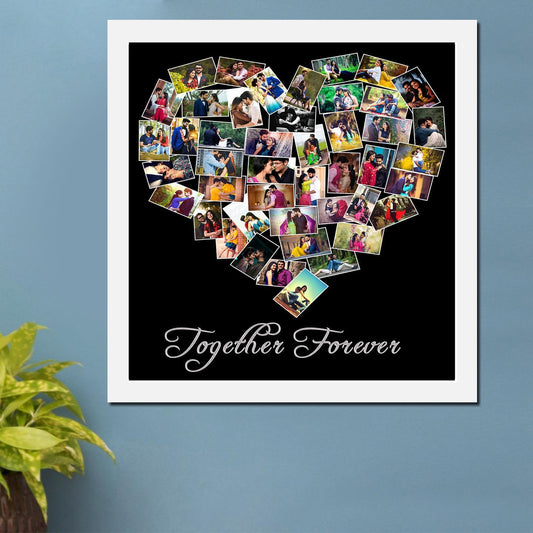 Personalized Heart Collage Frame