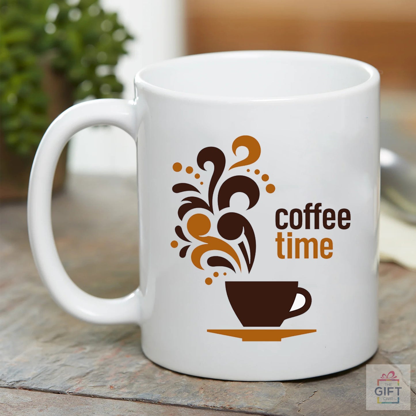 Personalized Coffee Time mug - White